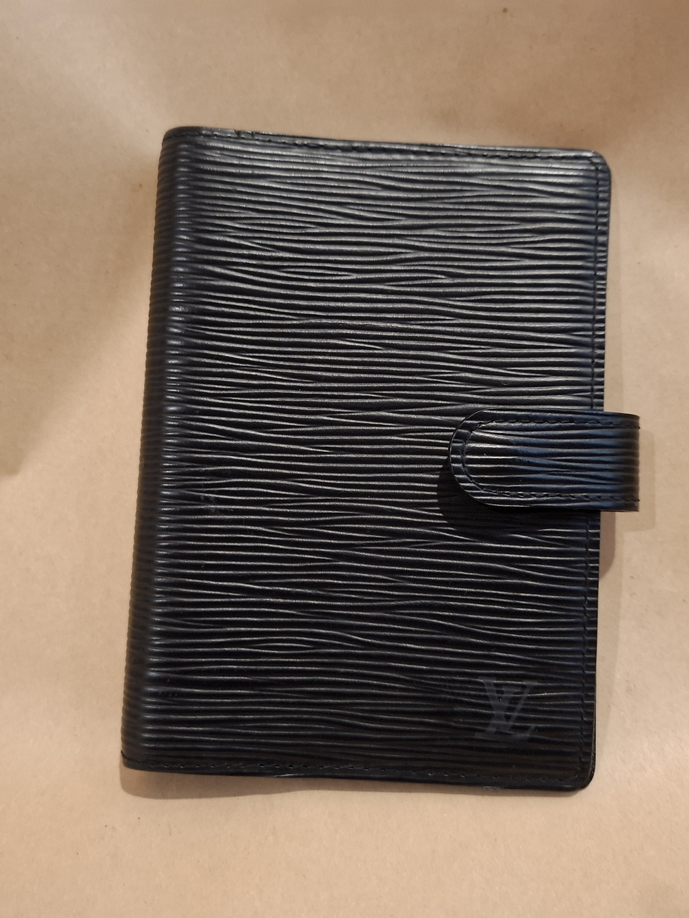 Louis Vuitton Epi Leather Agenda Cover with Golden Hardware Clasp